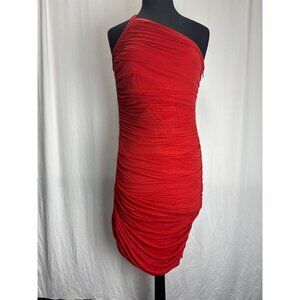 Armani Exchange- One Shoulder Red Dress size L